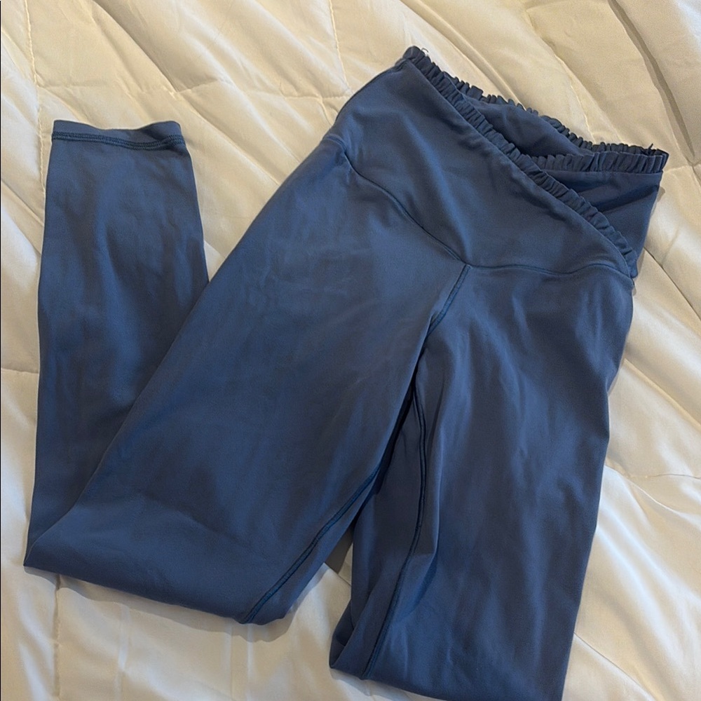 Aerie Real Me Xtra High Waisted Crossover Ruffle Legging